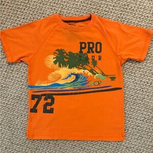OP Pro Tour Orange Cotton Tee, size Small